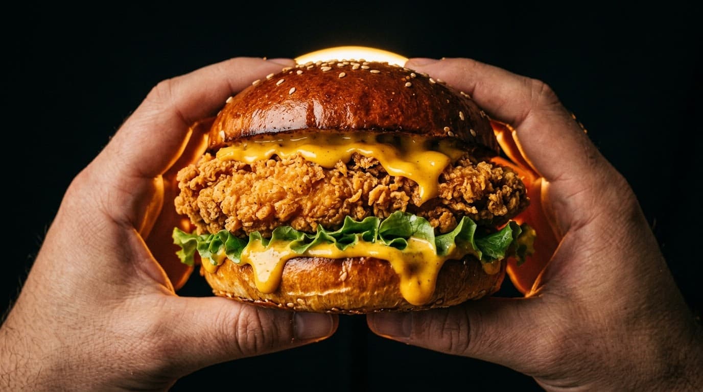 Fried chicken burger — Roule Ma Poule